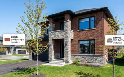 Brick Veneer vs Stone Veneer Ottawa | Cost, Durability & Style Guide 2026
